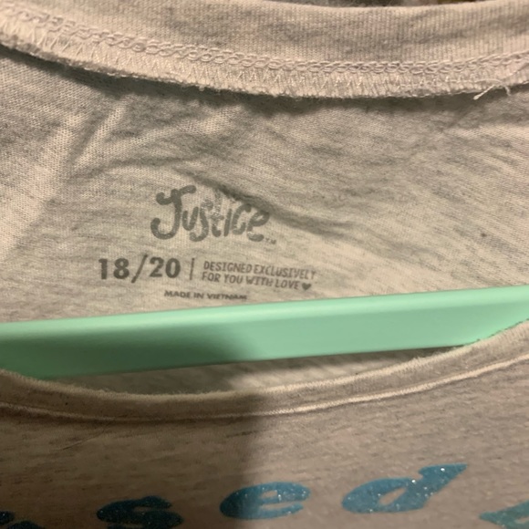 Mermaid bundle of 2 shirts. Justice and wonder nation 18/20 girls - Picture 5 of 9